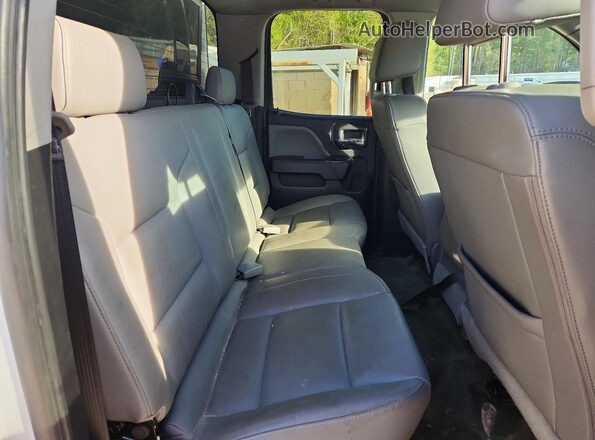 2GCVKNEC8K1191724 2019 CHEVROLET SILVERADO White Vista de los asientos traseros