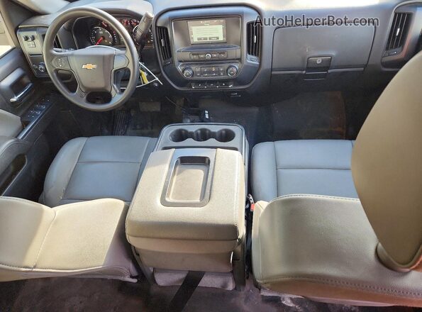 2GCVKNEC8K1191724 2019 CHEVROLET SILVERADO White Vista del salpicadero