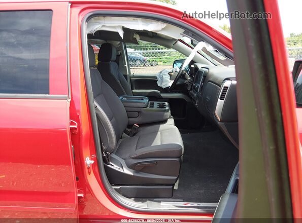 2GCVKPEC0K1125289 2019 CHEVROLET SILVERADO Red Widok wnętrza z przodu