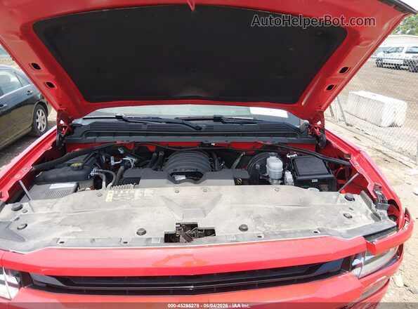 2GCVKPEC0K1125289 2019 CHEVROLET SILVERADO Red Widok z tyłu