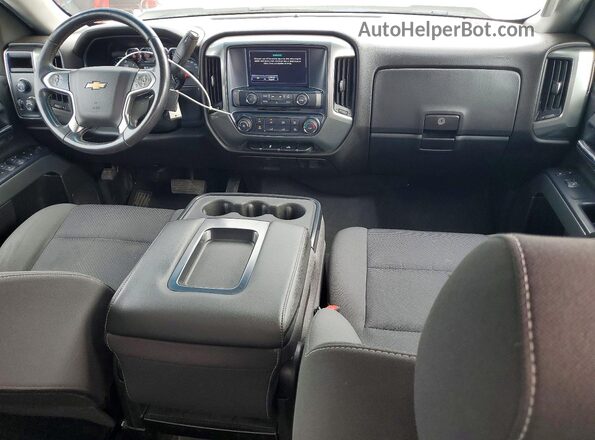 2GCVKPEC0K1176887 2019 CHEVROLET SILVERADO Белый Вид панели приборов