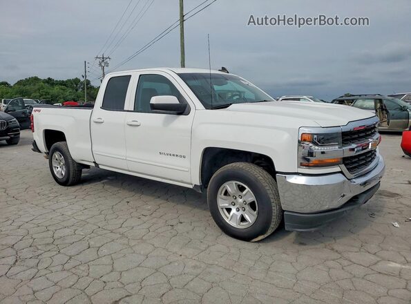 2GCVKPEC0K1176887 2019 CHEVROLET SILVERADO Белый Передняя правая четверть