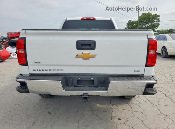2GCVKPEC0K1176887 2019 CHEVROLET SILVERADO Белый Вид сзади