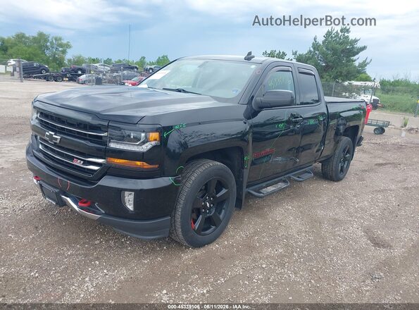 2GCVKPEC0K1214442 2019 CHEVROLET SILVERADO Black წინა მარცხენა ხედი სამი მეოთხედიდან