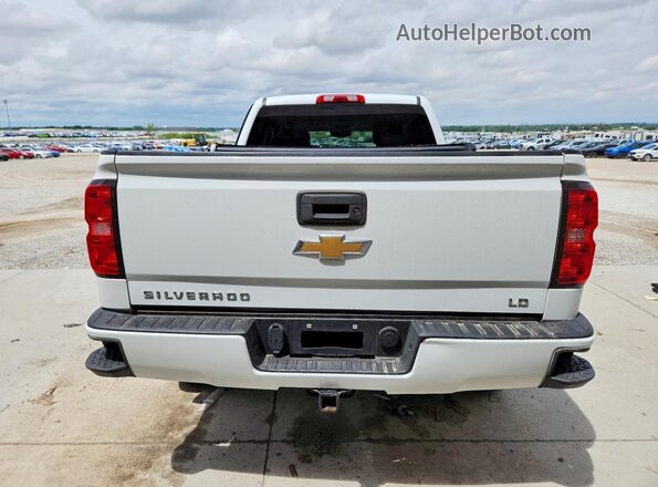 2GCVKPEC1K1101180 2019 CHEVROLET SILVERADO White უკანა ხედი