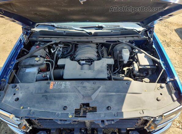 2GCVKPEC4K1175659 2019 CHEVROLET SILVERADO Blue Rear interior view