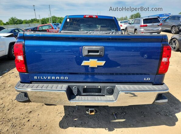 2GCVKPEC4K1175659 2019 CHEVROLET SILVERADO Blue Rear view