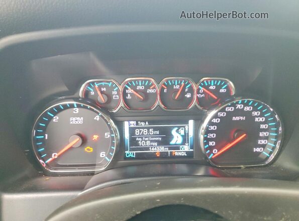 2GCVKPEC7K1126097 2019 CHEVROLET SILVERADO White Вид щитка приладів