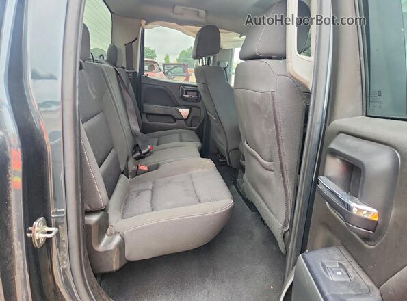 2GCVKPEC8K1151476 2019 CHEVROLET SILVERADO Blue უკანა სავარძლების ხედი