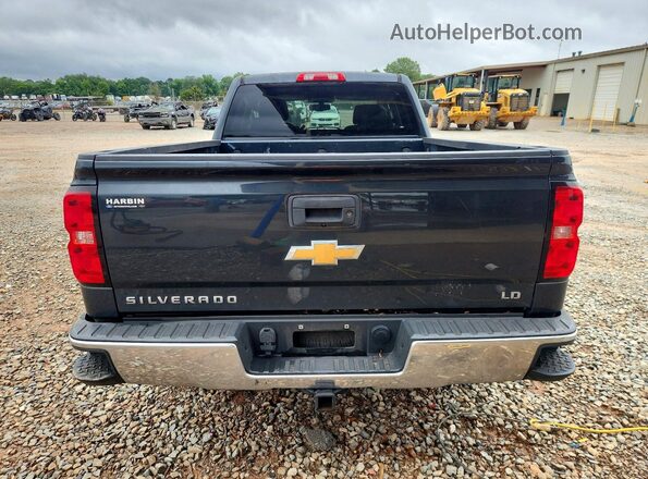 2GCVKPEC8K1151476 2019 CHEVROLET SILVERADO Blue უკანა ხედი