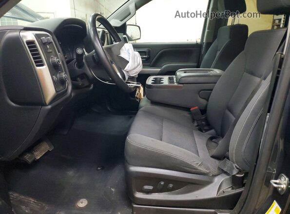 2GCVKPEC8K1204399 2019 CHEVROLET SILVERADO Синий Вид салона спереди