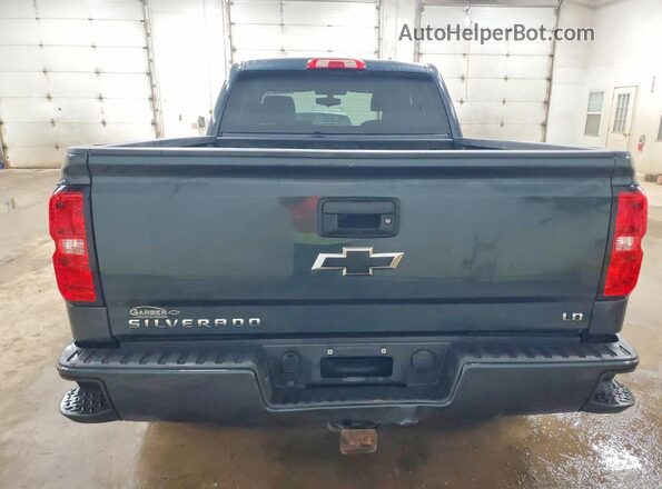 2GCVKPEC8K1204399 2019 CHEVROLET SILVERADO Синий Вид сзади