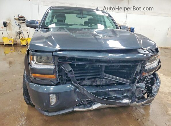 2GCVKPEC8K1204399 2019 CHEVROLET SILVERADO Синий Вид спереди