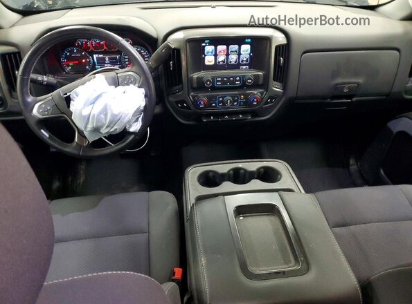 2GCVKPEC8K1204399 2019 CHEVROLET SILVERADO Синий Вид панели приборов