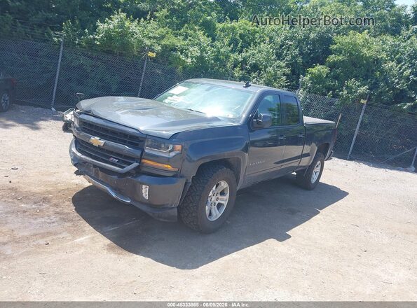 2GCVKPEC9K1230557 2019 CHEVROLET SILVERADO Navy წინა მარცხენა ხედი სამი მეოთხედიდან