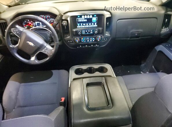 2GCVKREC1J1110441 2018 CHEVROLET SILVERADO Black Widok deski rozdzielczej
