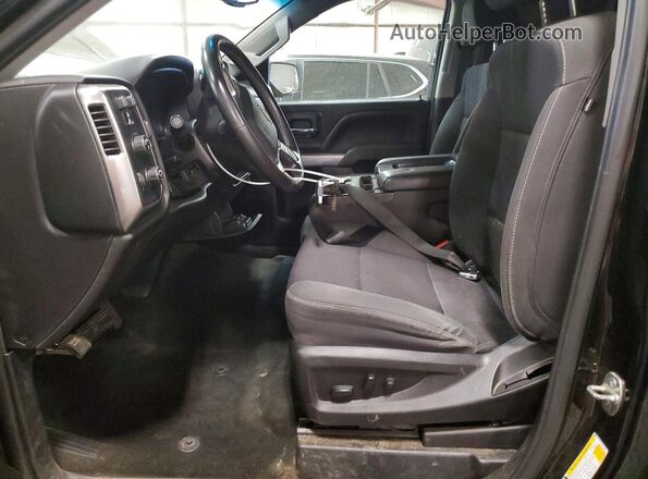 2GCVKREC5J1112144 2018 CHEVROLET SILVERADO Black Widok wnętrza z przodu