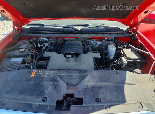 2GCVKREC6J1105669 2018 CHEVROLET SILVERADO Red Вид задньої частини салону