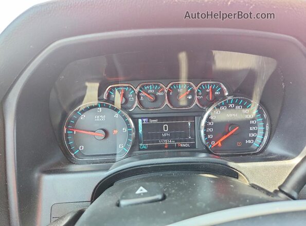 2GCVKREC6J1105669 2018 CHEVROLET SILVERADO Red Вид щитка приладів