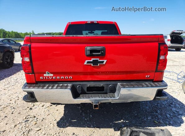 2GCVKREC6J1105669 2018 CHEVROLET SILVERADO Red Вид ззаду