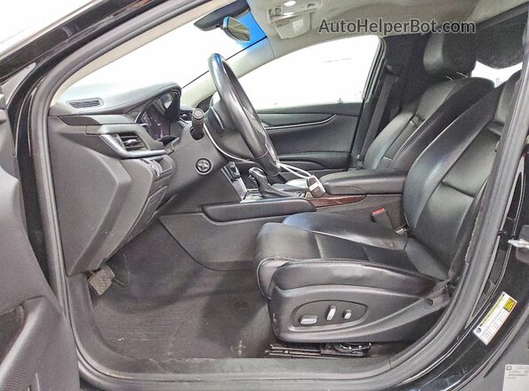2GEXG7U38H9500813 2017 CADILLAC XTS Black Widok wnętrza z przodu