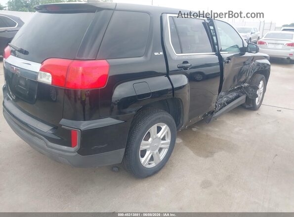 2GKALMEK0G6312693 2016 GMC TERRAIN Black Հետևի աջ