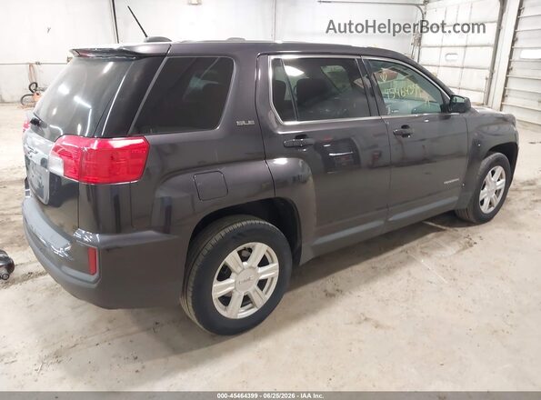 2GKALMEK1G6334587 2016 GMC TERRAIN Black უკანა მარჯვენა