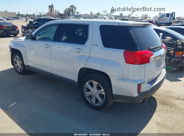 2GKALMEK1H6139977 2017 GMC TERRAIN Белый Задняя левая четверть