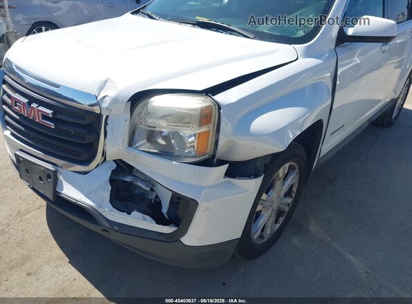 2GKALMEK1H6139977 2017 GMC TERRAIN Белый Вид спереди