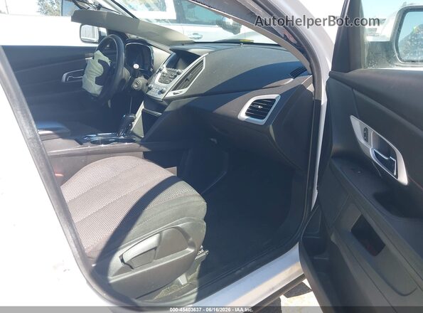 2GKALMEK1H6139977 2017 GMC TERRAIN Белый Вид салона спереди