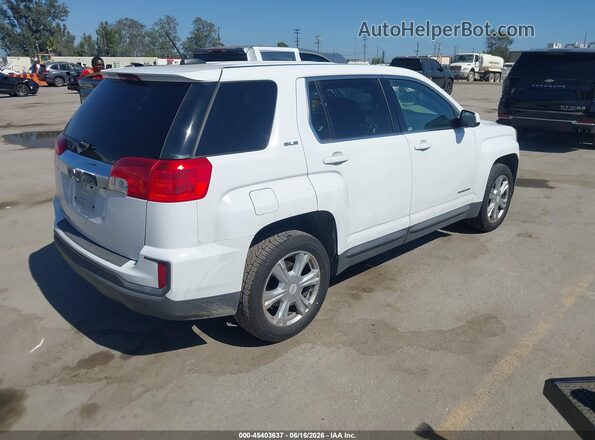 2GKALMEK1H6139977 2017 GMC TERRAIN Белый Задняя правая четверть