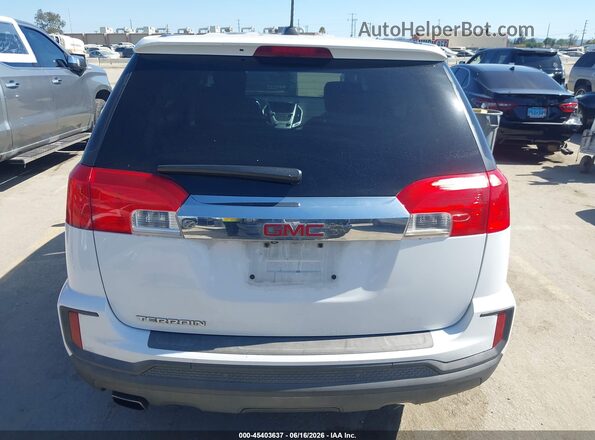 2GKALMEK1H6139977 2017 GMC TERRAIN Белый 