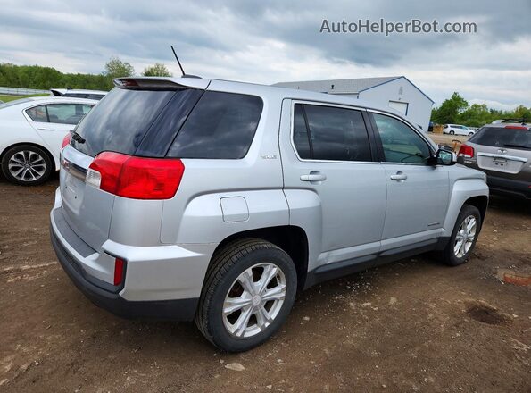 2GKALMEK1H6204794 2017 GMC TERRAIN Серебряный 