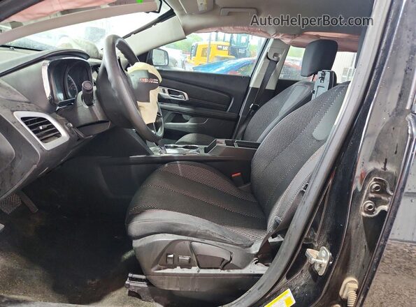 2GKALMEK1H6227654 2017 GMC TERRAIN Black Вид салону спереду