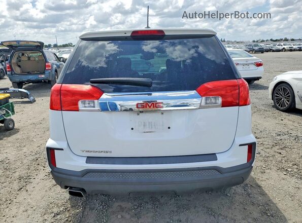 2GKALMEK1H6295131 2017 GMC TERRAIN White Հետևի տեսք