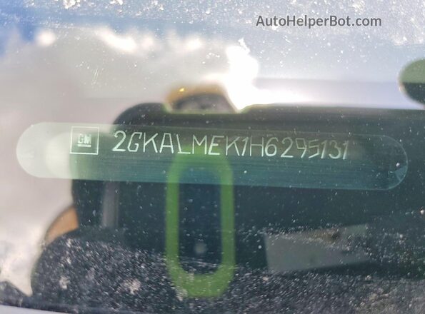 2GKALMEK1H6295131 2017 GMC TERRAIN White Շարժիչի բաժամունքի տեսք