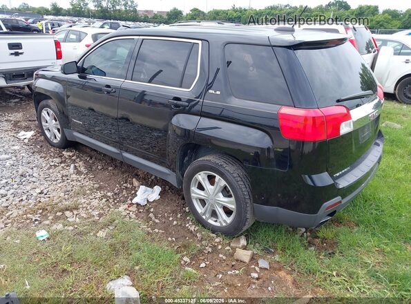 2GKALMEK1H6333361 2017 GMC TERRAIN Black უკანა მარცხენა