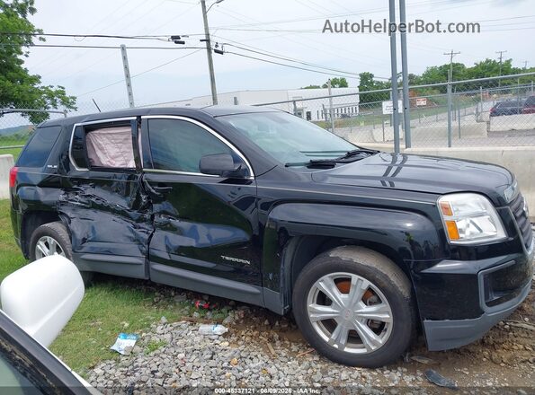 2GKALMEK1H6333361 2017 GMC TERRAIN Black უკანა სალონის ხედი