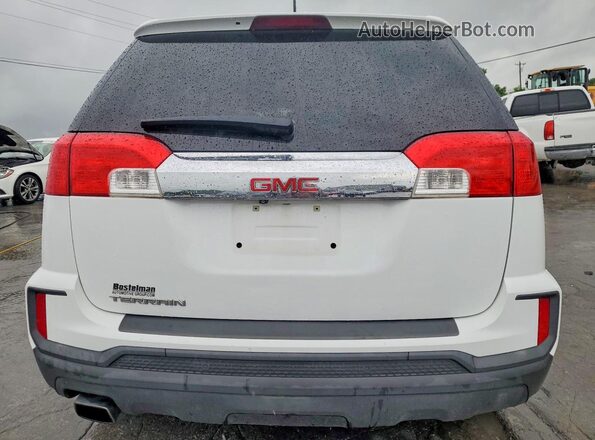 2GKALMEK2G6292186 2016 GMC TERRAIN White Widok z tyłu