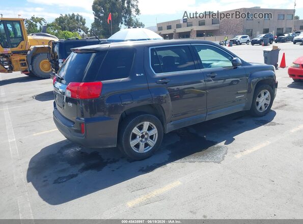 2GKALMEK3G6154933 2016 GMC TERRAIN Gray Trasero derecho