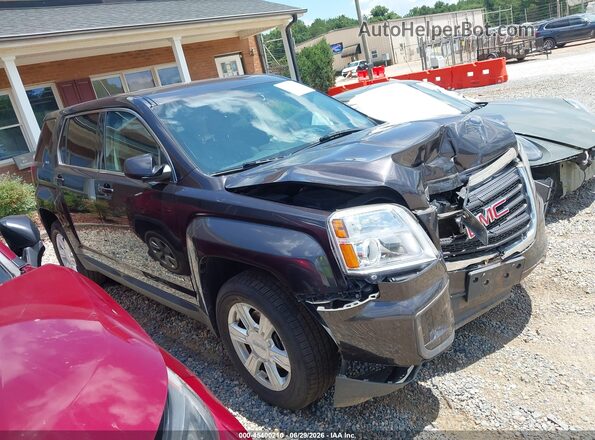 2GKALMEK3G6228612 2016 GMC TERRAIN Black Rear interior view