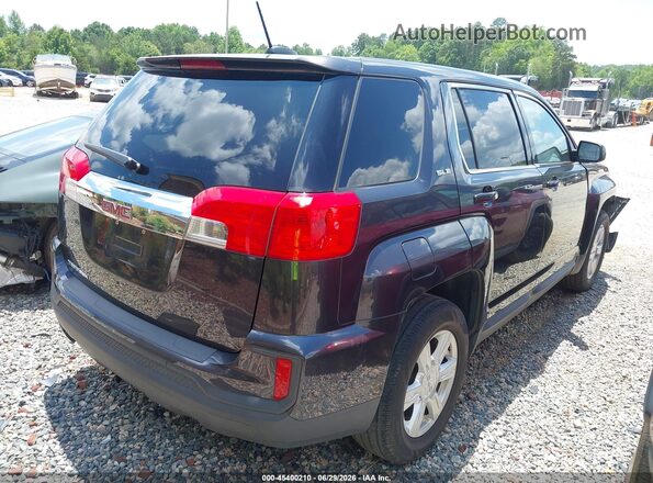 2GKALMEK3G6228612 2016 GMC TERRAIN Black Rear right
