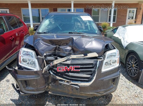 2GKALMEK3G6228612 2016 GMC TERRAIN Black Instrument cluster view