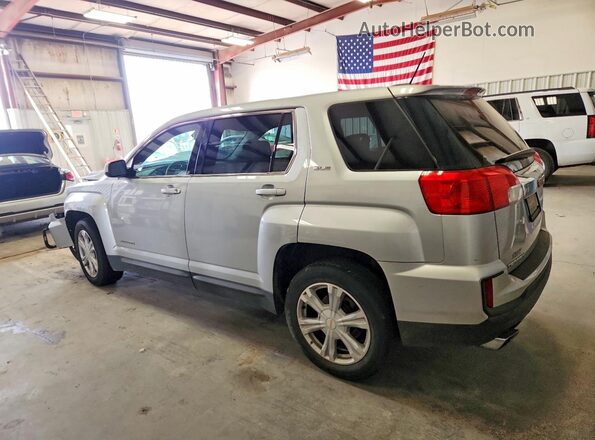 2GKALMEK3H6237067 2017 GMC TERRAIN Silver Trasero izquierdo