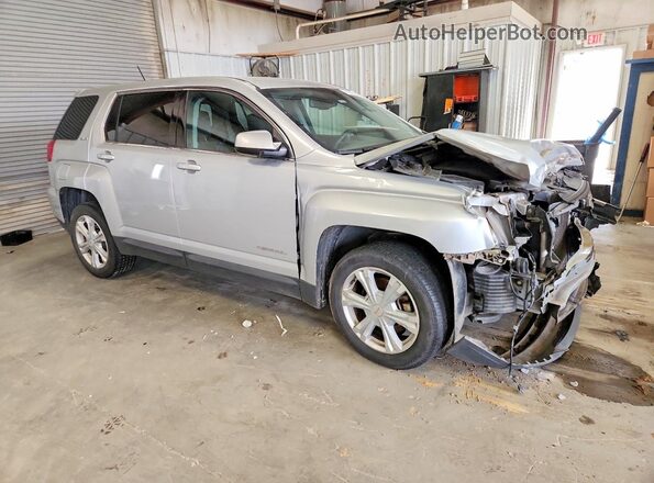 2GKALMEK3H6237067 2017 GMC TERRAIN Silver Delantero derecho