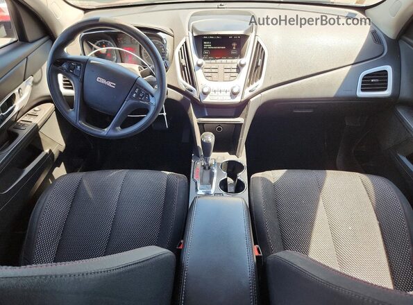 2GKALMEK4G6300496 2016 GMC TERRAIN Бордовый Вид панели приборов