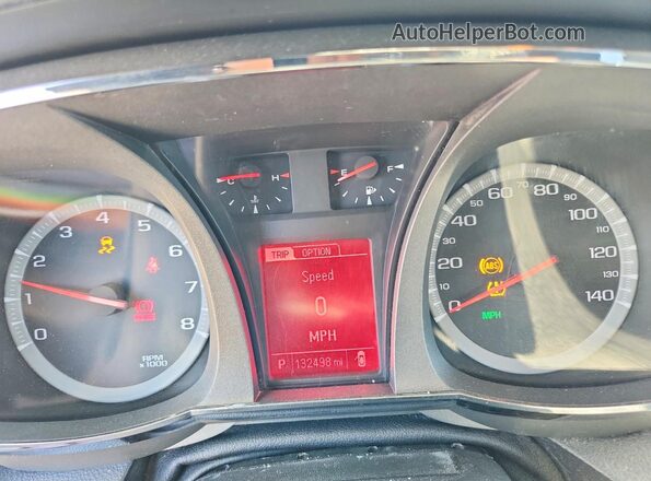 2GKALMEK4G6300496 2016 GMC TERRAIN Бордовый Вид щитка приборов