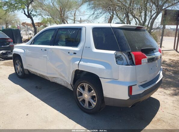 2GKALMEK4H6161052 2017 GMC TERRAIN White Tył lewy