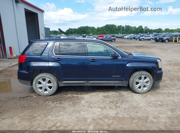 2GKALMEK4H6334956 2017 GMC TERRAIN Navy Вид задней части салона