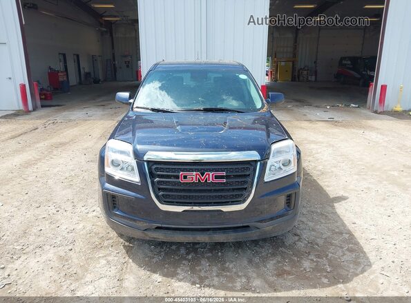 2GKALMEK4H6334956 2017 GMC TERRAIN Navy Вид щитка приборов